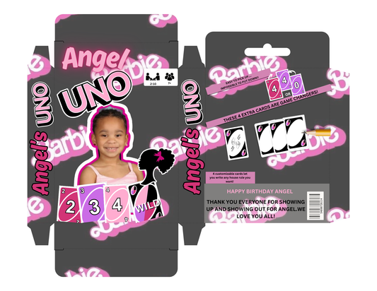 UNO Card Box Template