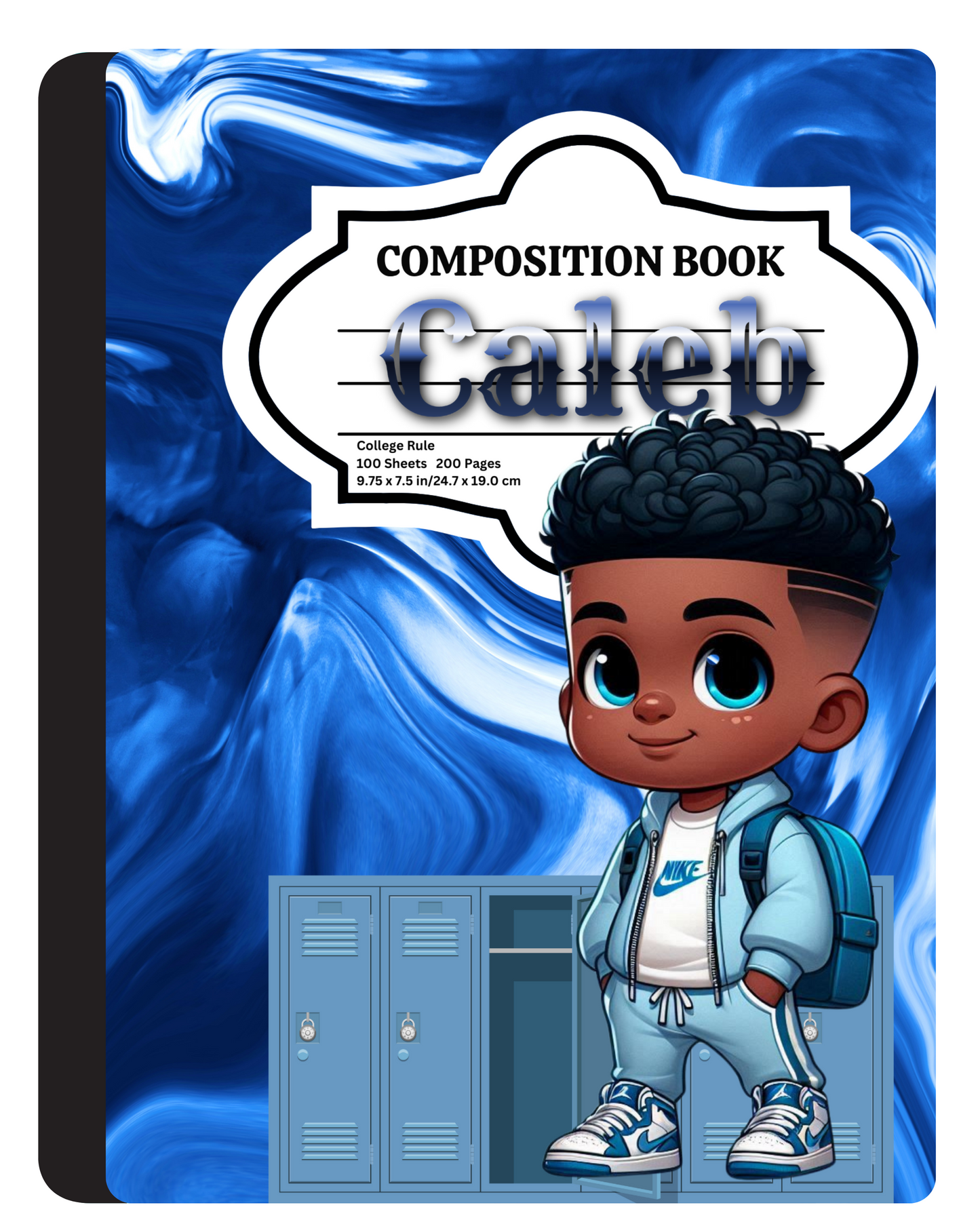 Blue Locker Composition Notebook Covers