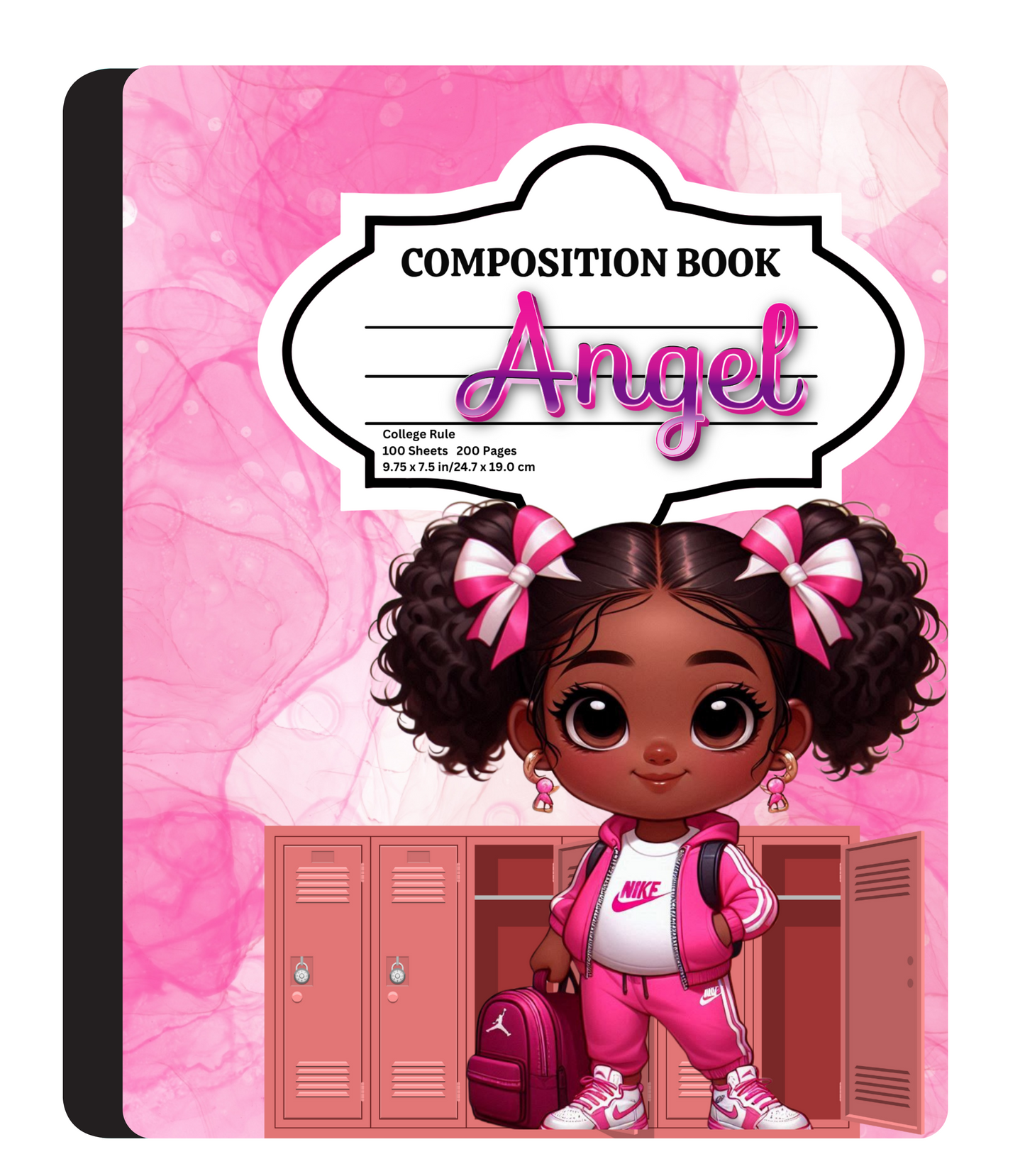 Pink Locker Composition Notebook Covers