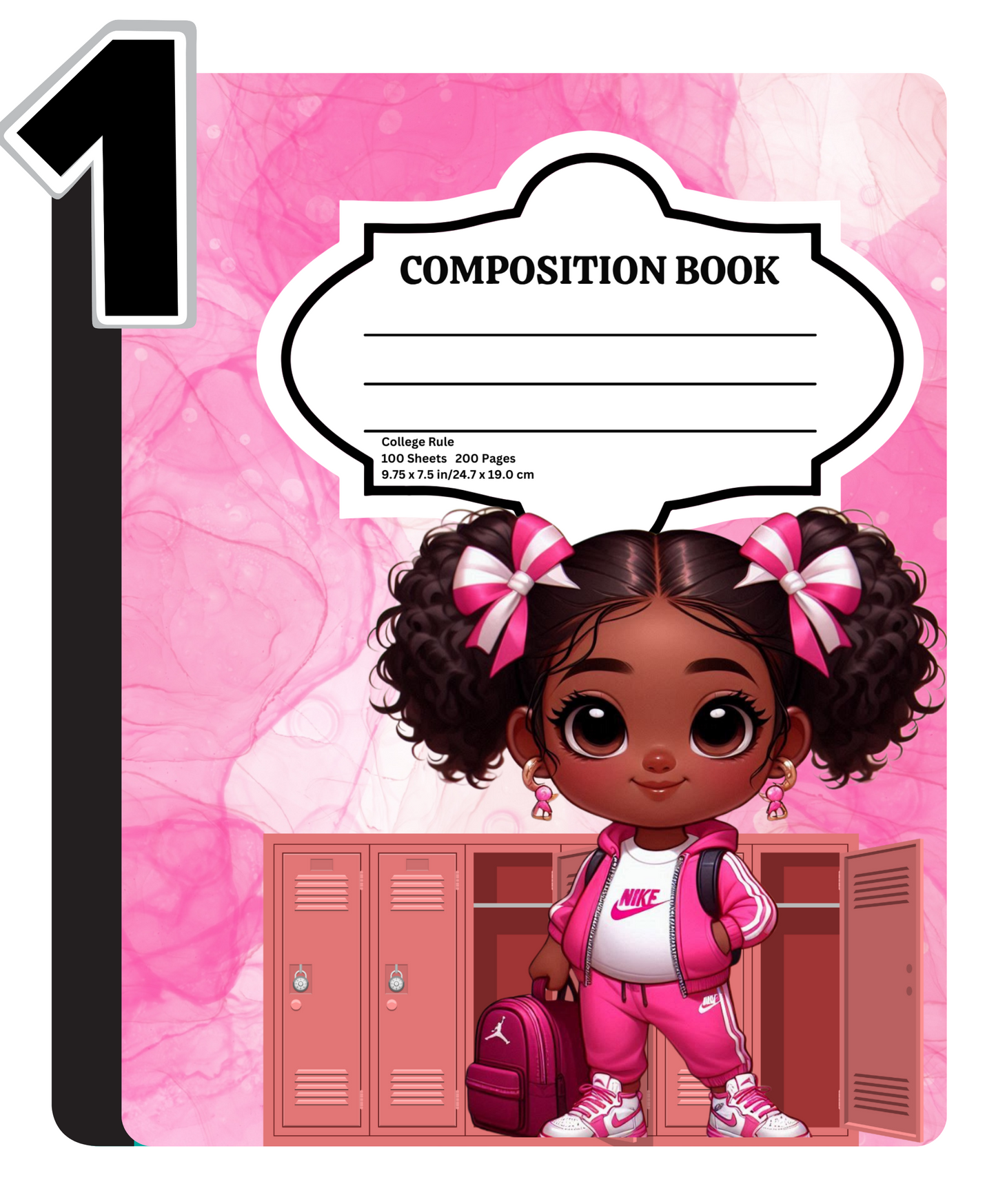 Pink Locker Composition Notebook Covers